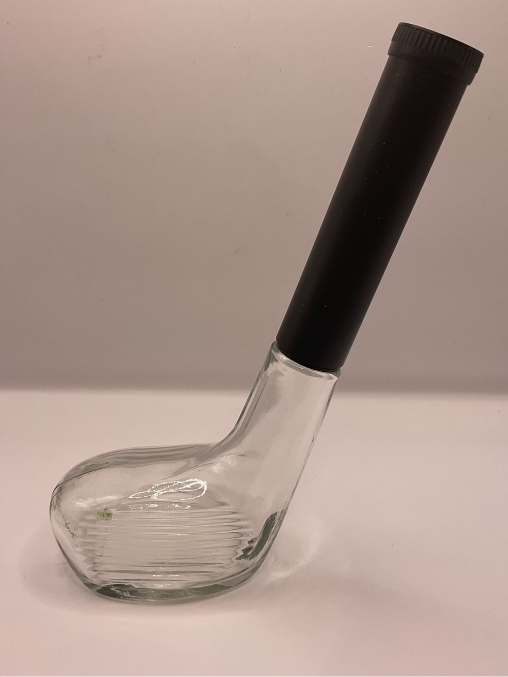 Vintage Mennen Avon Golf Club Decanter Glass‎ Skin Bracer Aftershave Empty